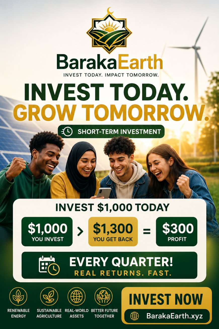 Baraka Earth: Smart, Fast, Faith-Aligned Returns for the Next Generation of Investors